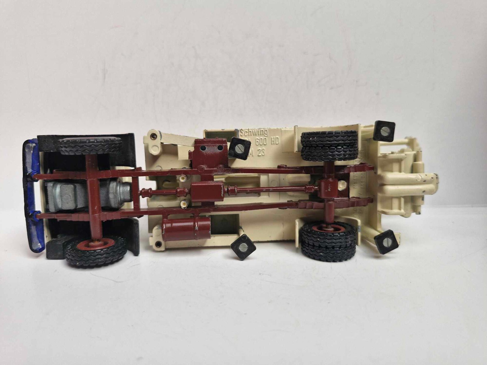 NZG #170 Mercedes 2223 Schwing Cement Pump BPL 600 HD KVM23 1:50 used unboxed