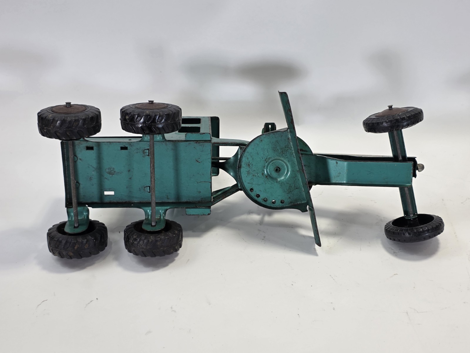 Vintage 1950’s Marx, Power Grader, Steel Toy, Good Condition, Green