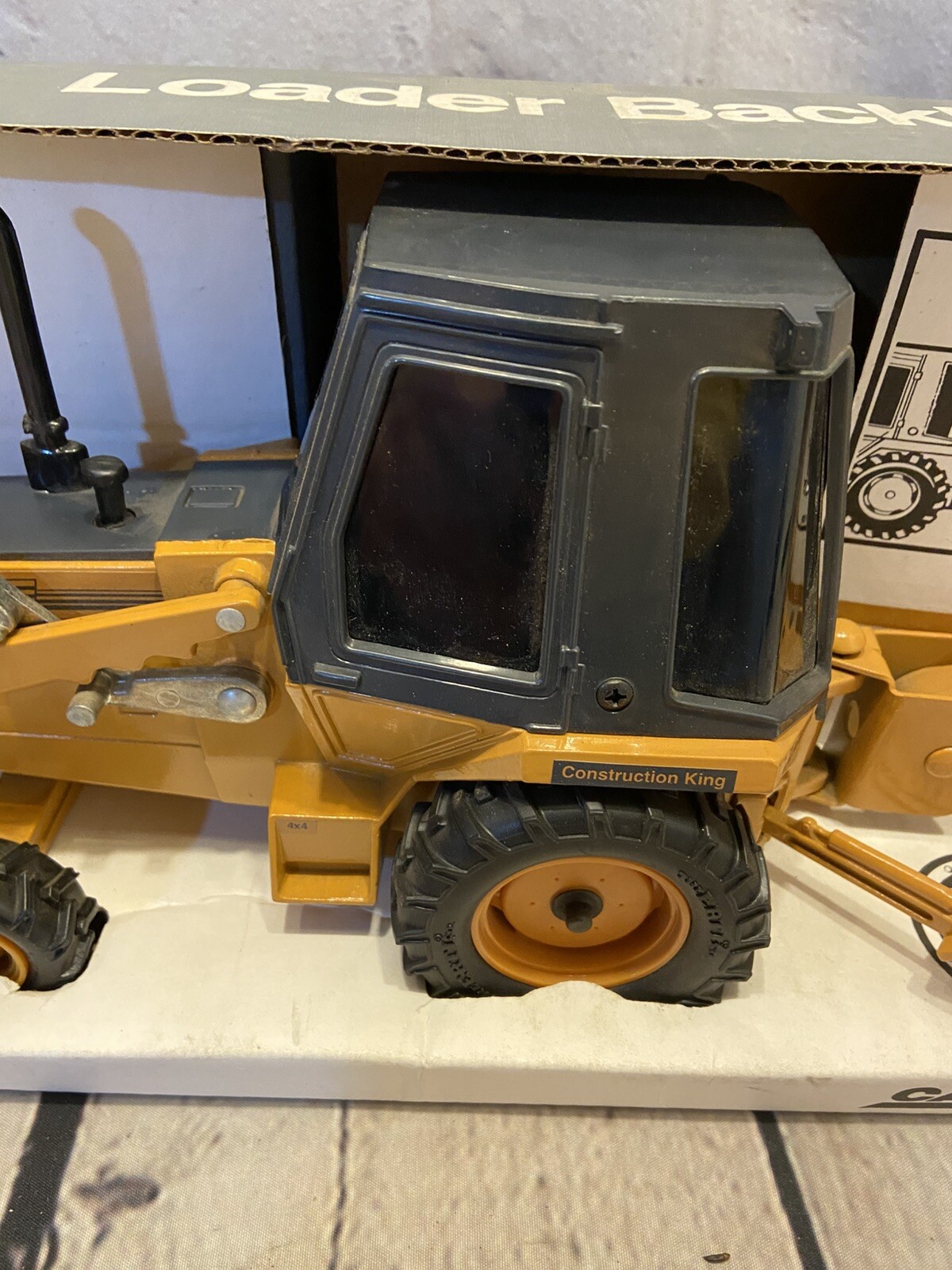 Vintage Ertl Case Loader Backhoe In Original Box 1995 Mexico