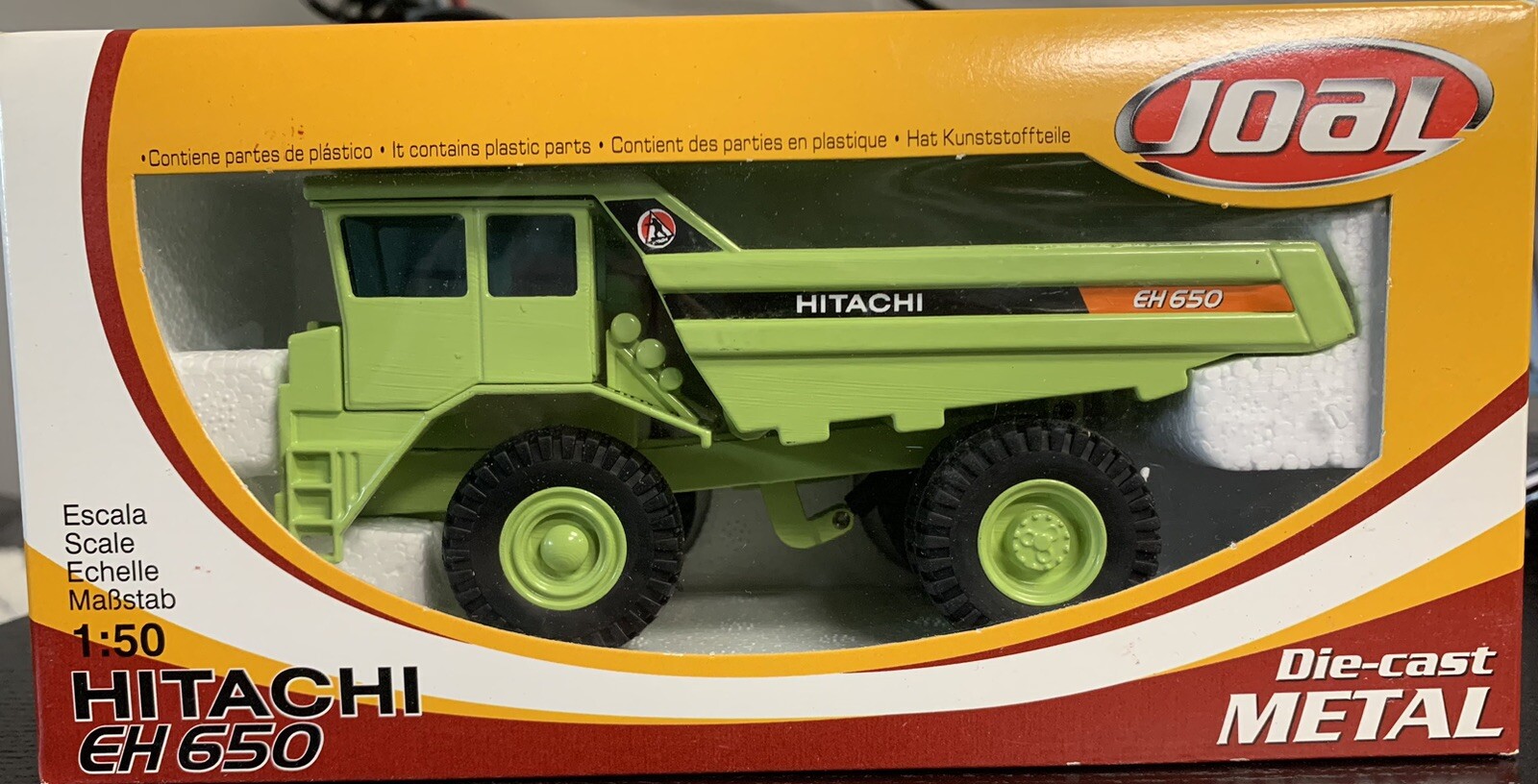Joal 152 Hitachi EH1700 Off-Highway Mine Dump Truck 1/50 Die-cast Metal