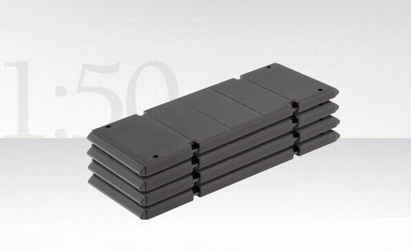 CONRAD – set of 4 stabilization plates for Liebherr LG 1750 crane – 1/50 …