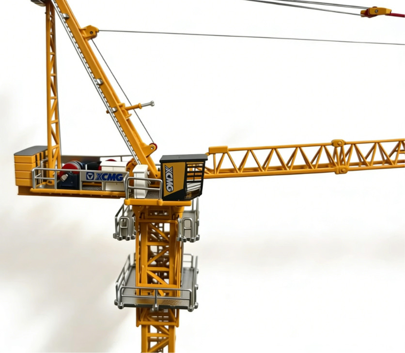 1:100 72CM XCMG XGL190-14S Luffing Tower Crane Constuct Equipment Diecast Model