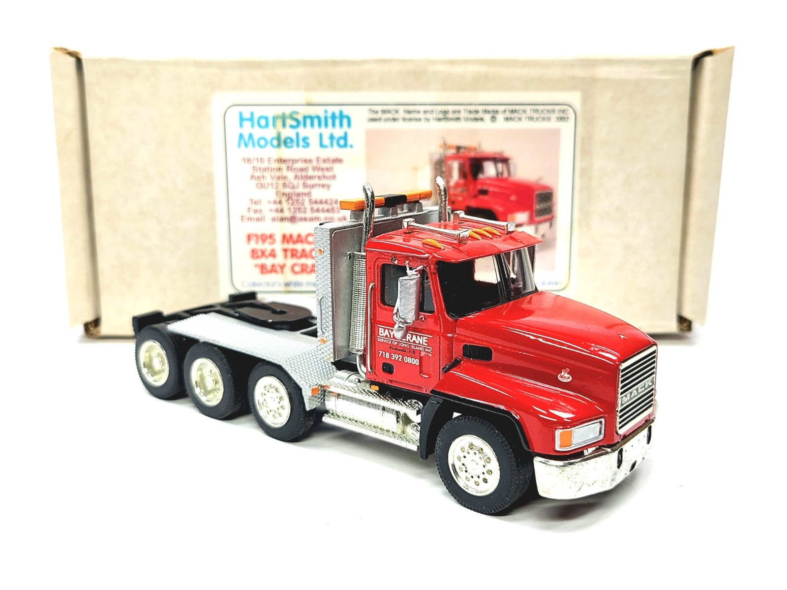 Mack CH 8×4 Day Cab Truck – Bay Crane – ASAM Smith 1:48 Scale Model #SMF195-BAY