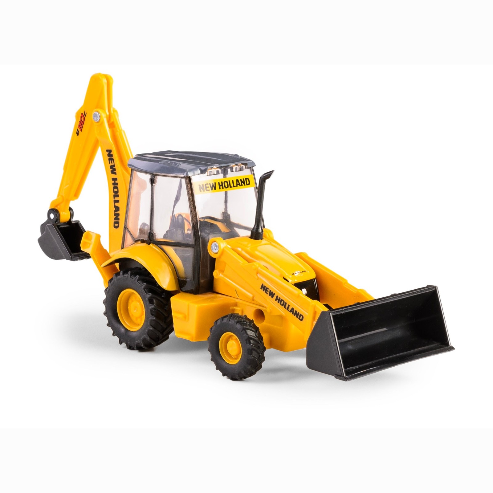 NEW RAY NEW HOLLAND B110C EXCAVATOR WITH LOADER 16,5cm DIE CAST MODEL NEW IN BOX