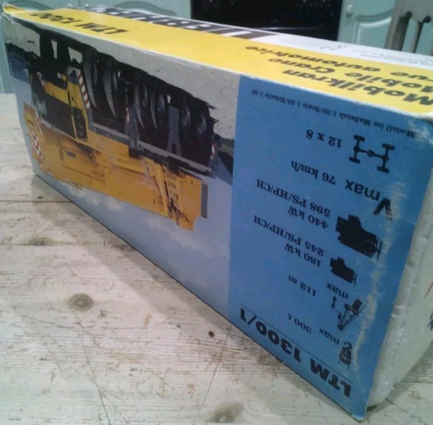 Conrad 1:50 LTM 1300/1 Liebherr Gru Mobile RARE James Jack Crane RARE Vintage