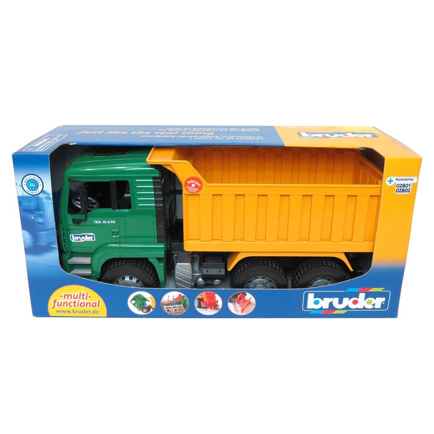 Bruder 1/16 MAN Tip Up Construction Dump Truck 02765