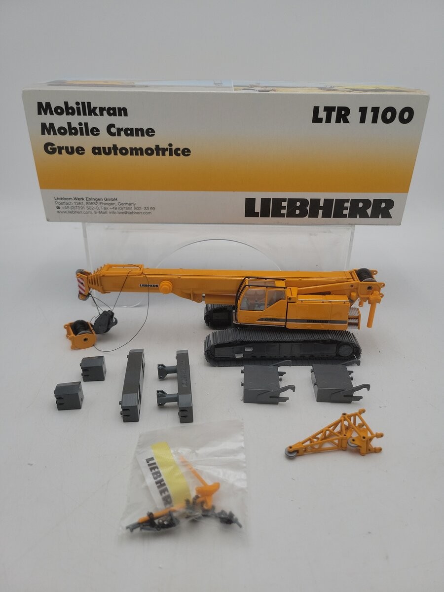 Conrad 2738/0 1:50 Scale Liebherr LTR 1100 Telescopic Crawler Mobiel Crane EX