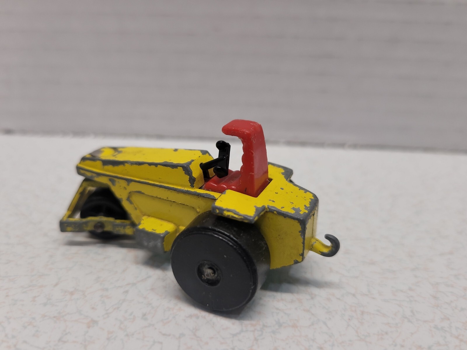 Matchbox Lesney Superfast No. 21 Rod Roller 1973 Yellow Toy Car