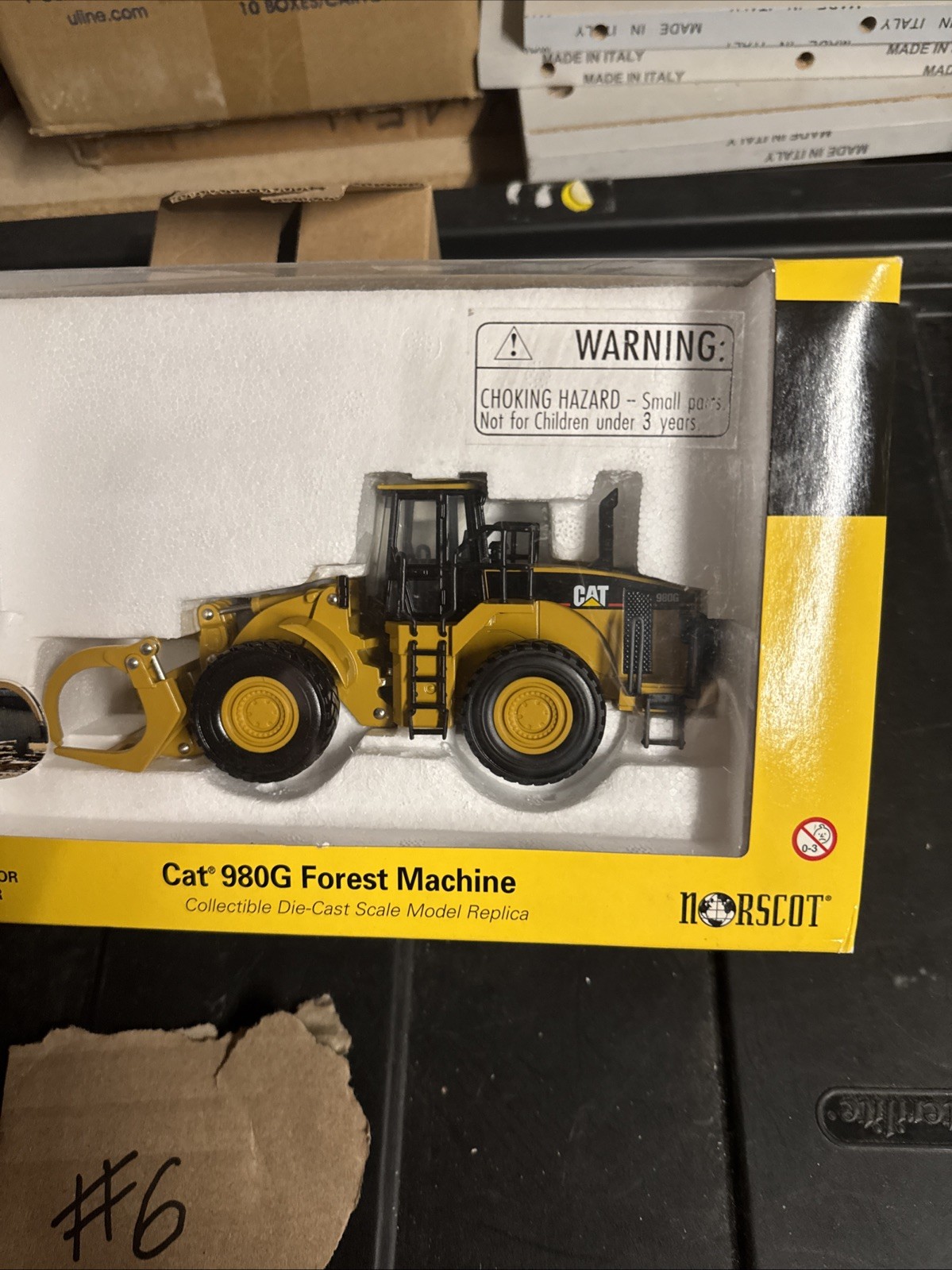 Norscot Cat 980G Forest Machine 1/50 Scale DieCast Model 55026 NIB