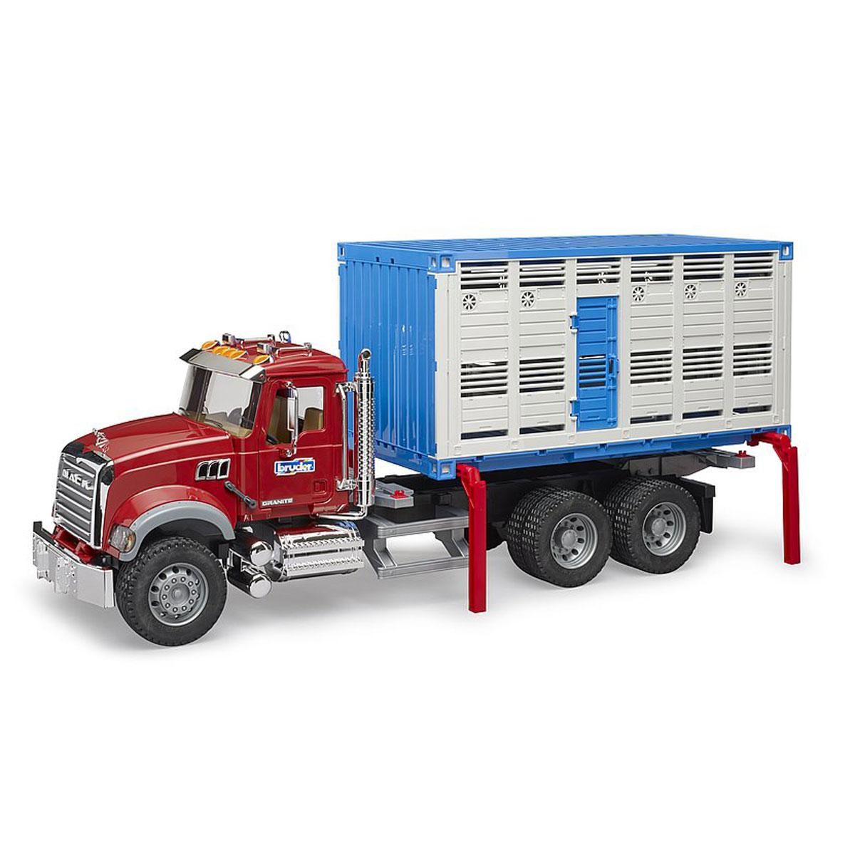 Bruder 1/16 Mack Granite Cattle Transportation Truck 02830
