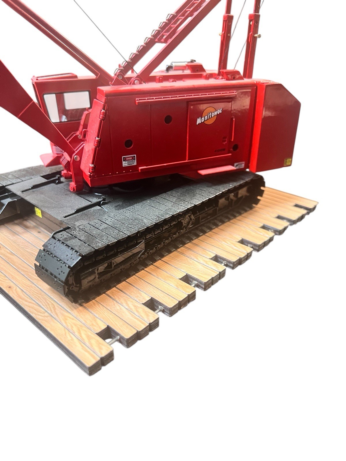Diecast Crawler Crane Timber Mats 1/50 Scale Real Wood