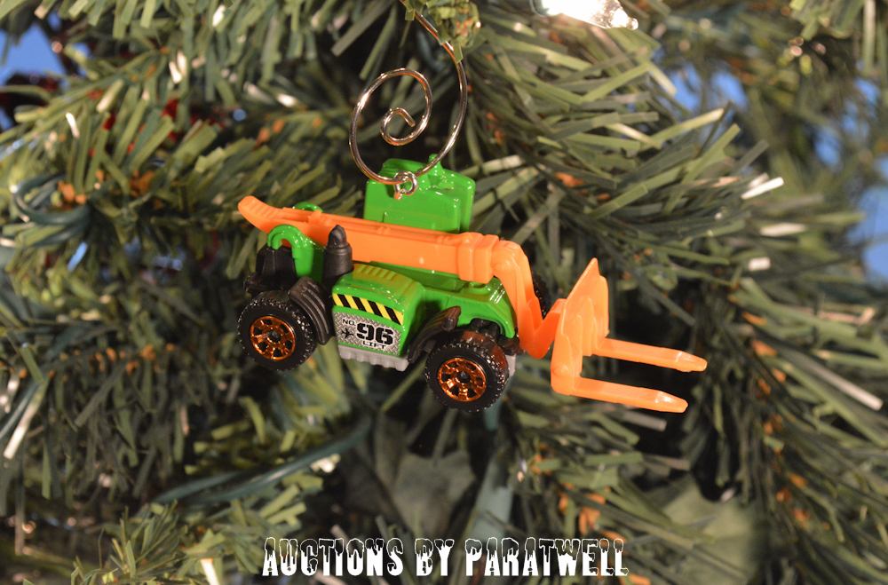 Custom 1/64 Skytrak Fork Lift Christmas Ornament Genie CAT JLG Lull Case Deere