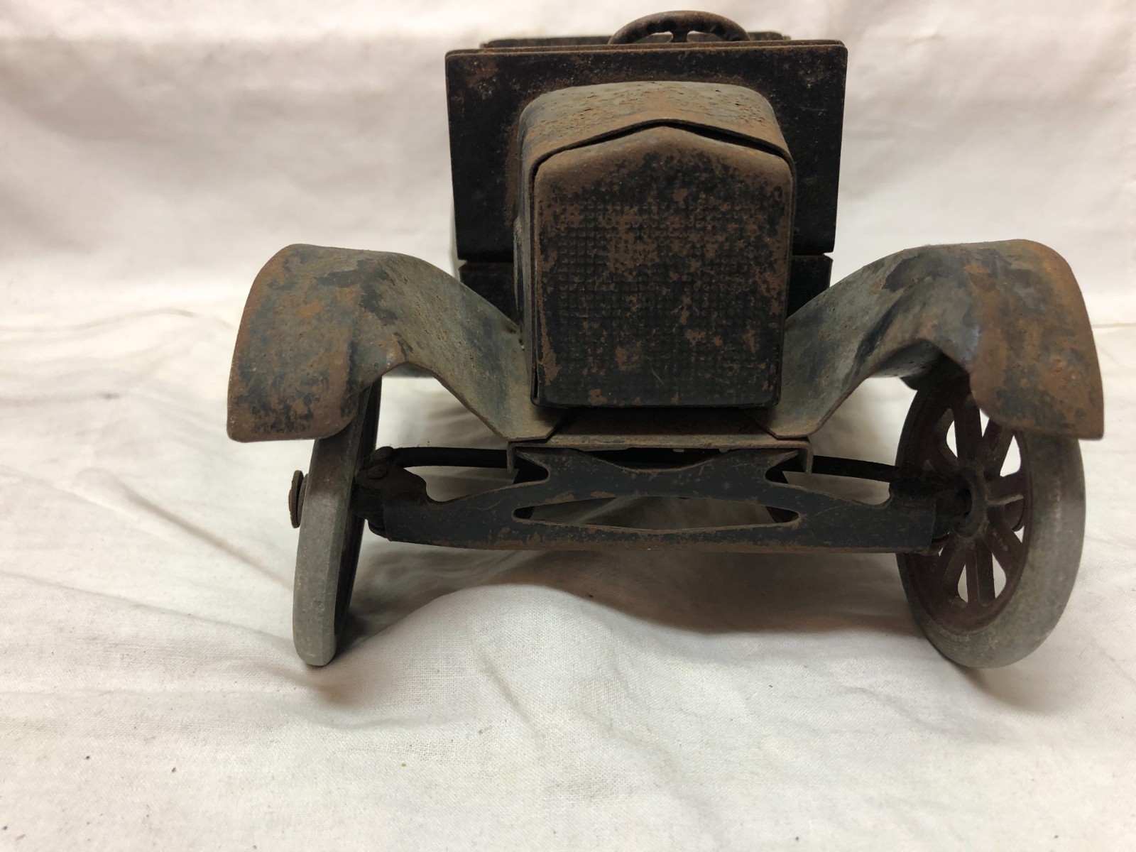 1927 Pressed Steel Buddy L Flivver Contractors Dump Truck 11″ Long Original