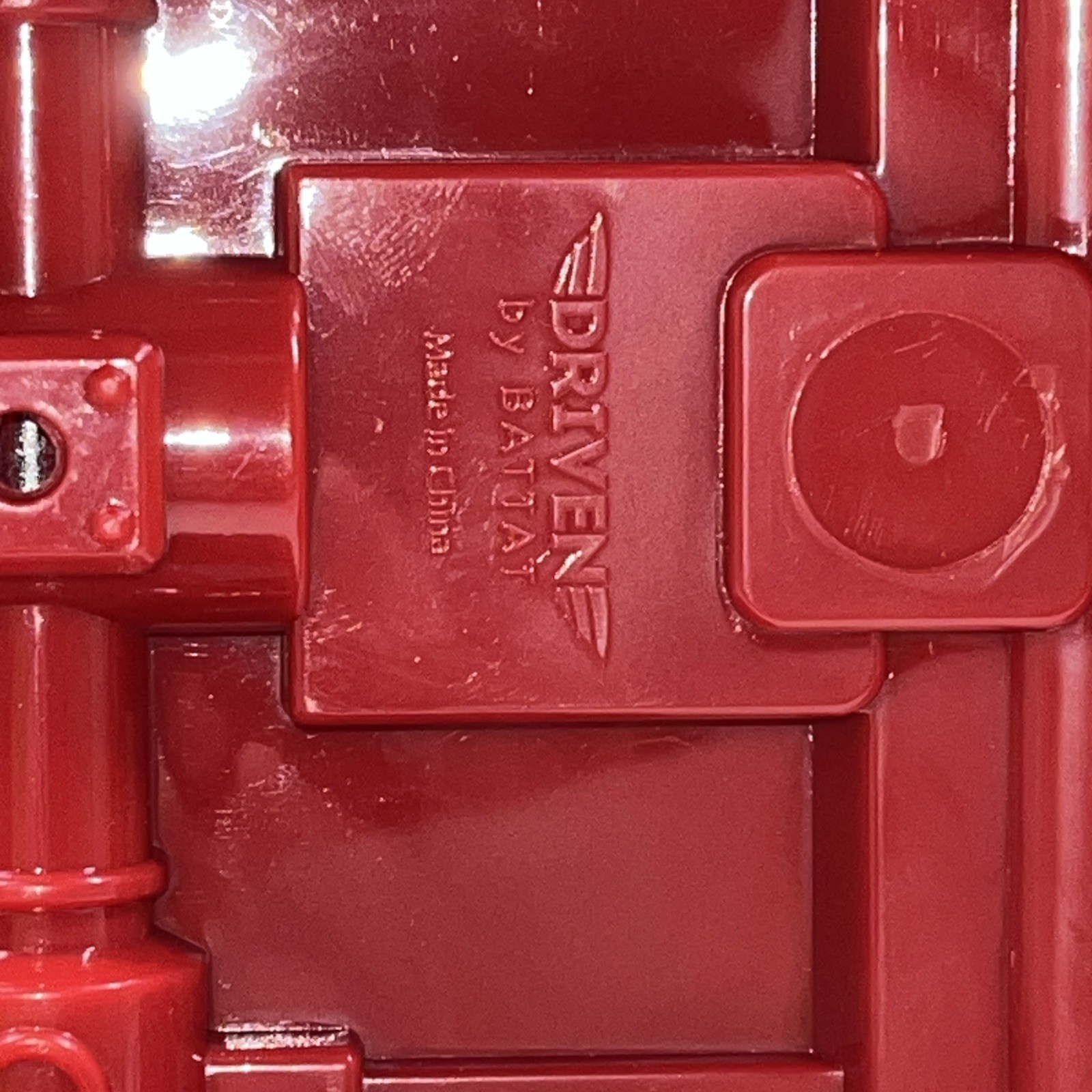 Driven By Battat Red Backhoe Battery Operated Sounds (Tested) Works. LNC