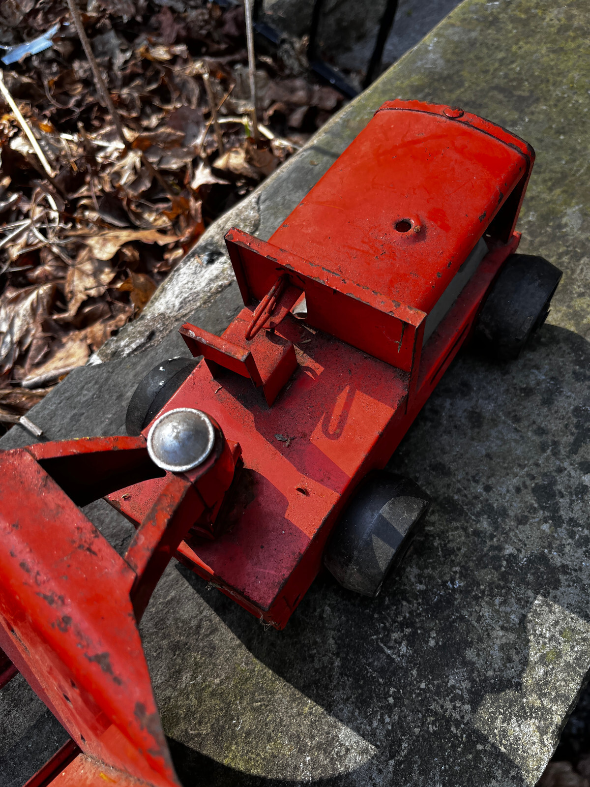 lot of 2 Structo & Tonka pressed steel Scraper Tonka Mini Scraper Earth Mover