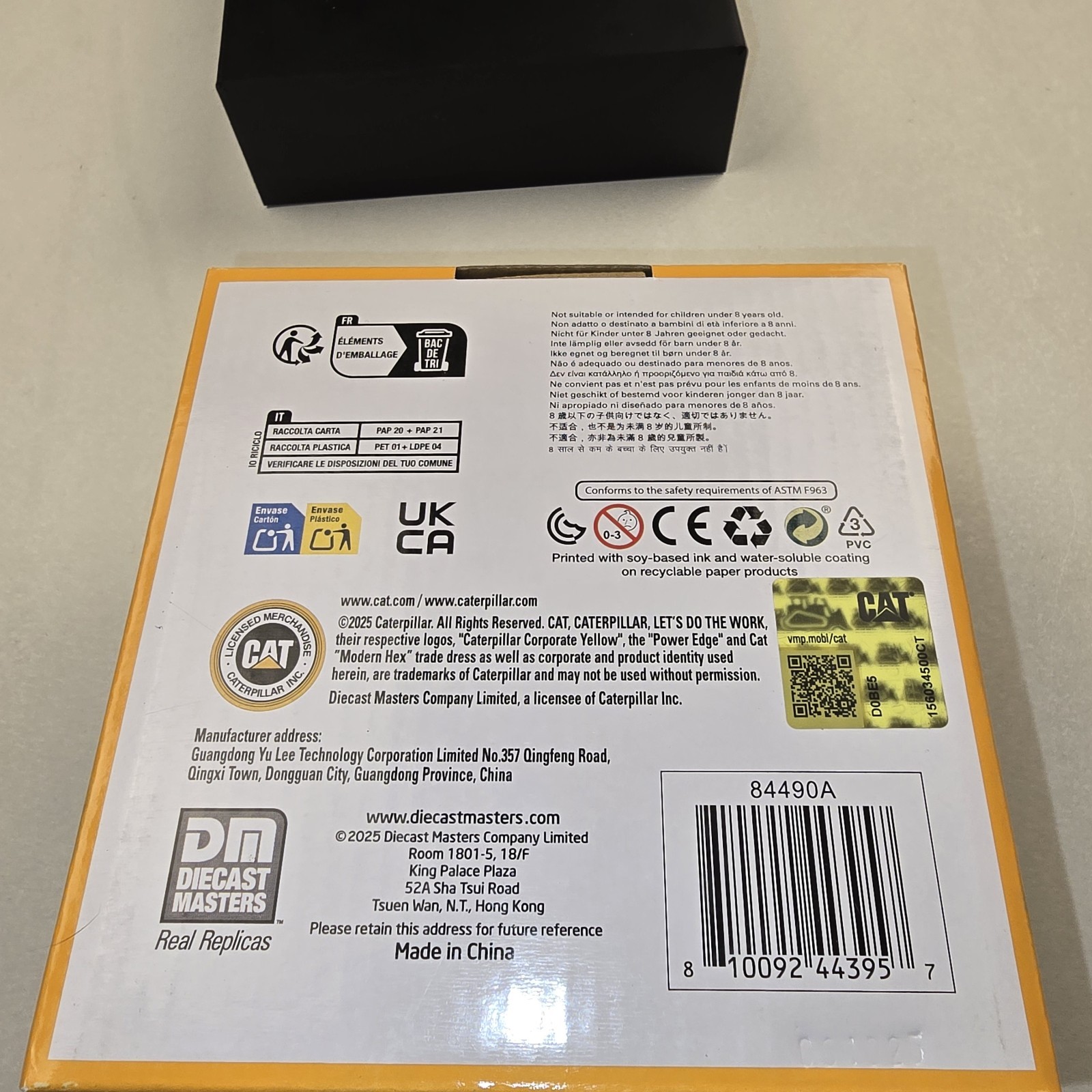 (4) Diecast Masters Caterpillar Diecast Earth Movers 1:87 Earth Movers -HO Scale