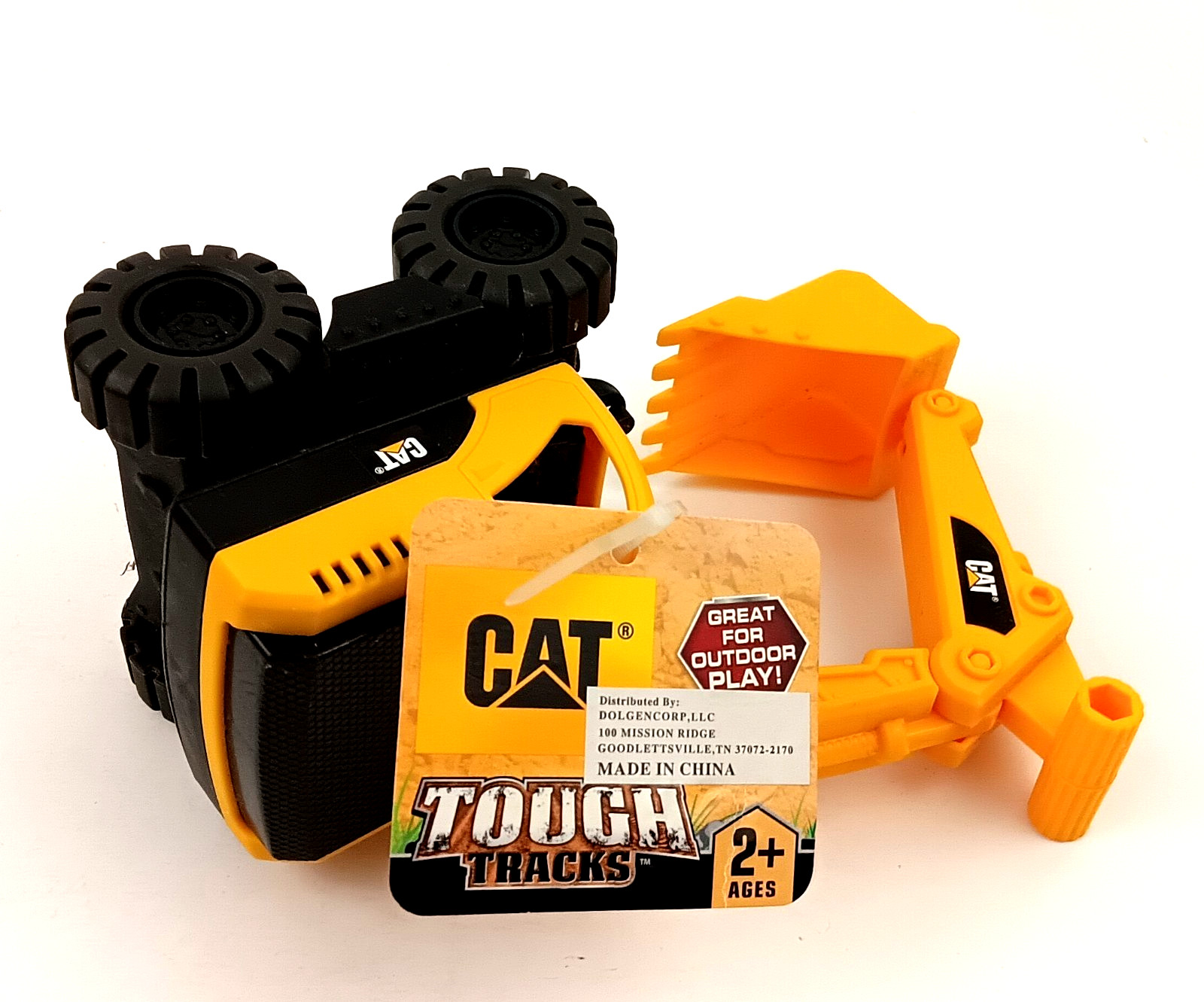 Toy State 2015 CAT Tough Tracks Mini Workers Backhoe Digger Hoe