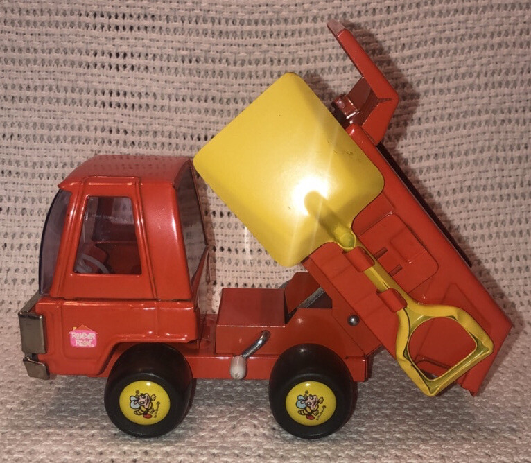 Vtg 1970s 1971 Hasbro Romper Room Mr. Do Bee Dump Truck & Shovel NIB Box No. 551