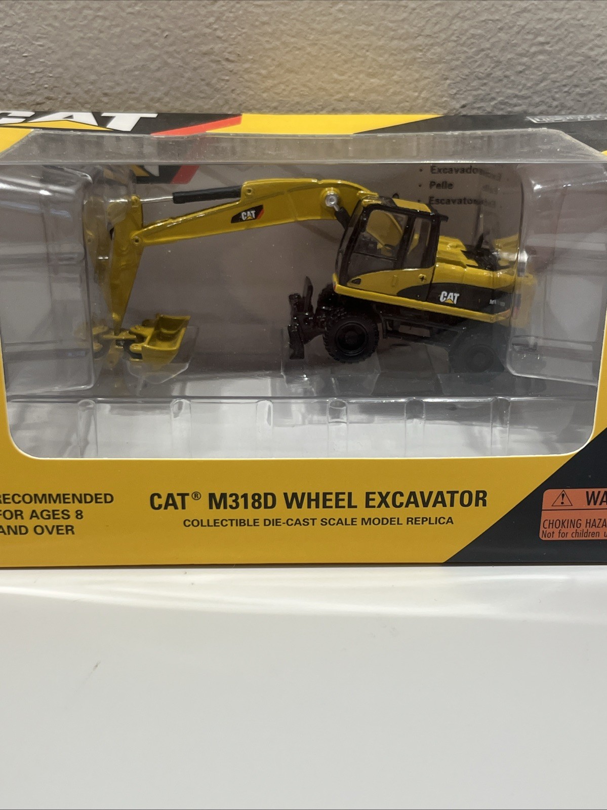 NORSCOT 1:87 Scale HO CATERPILLAR CAT M318D Wheeled Excavator Die-cast G14