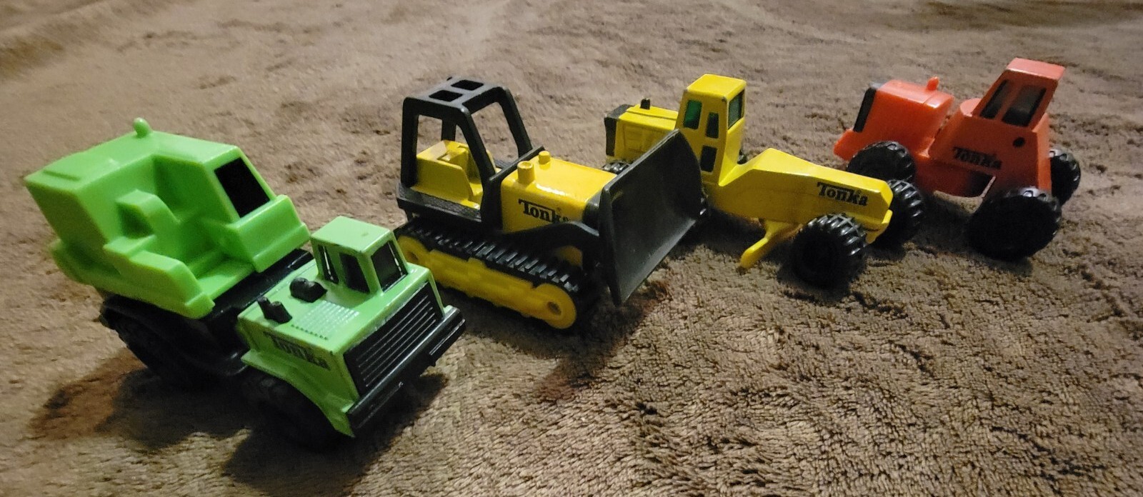 Vintage 1992-1994 Tonka Diecast Construction Vehicles Toy Lot