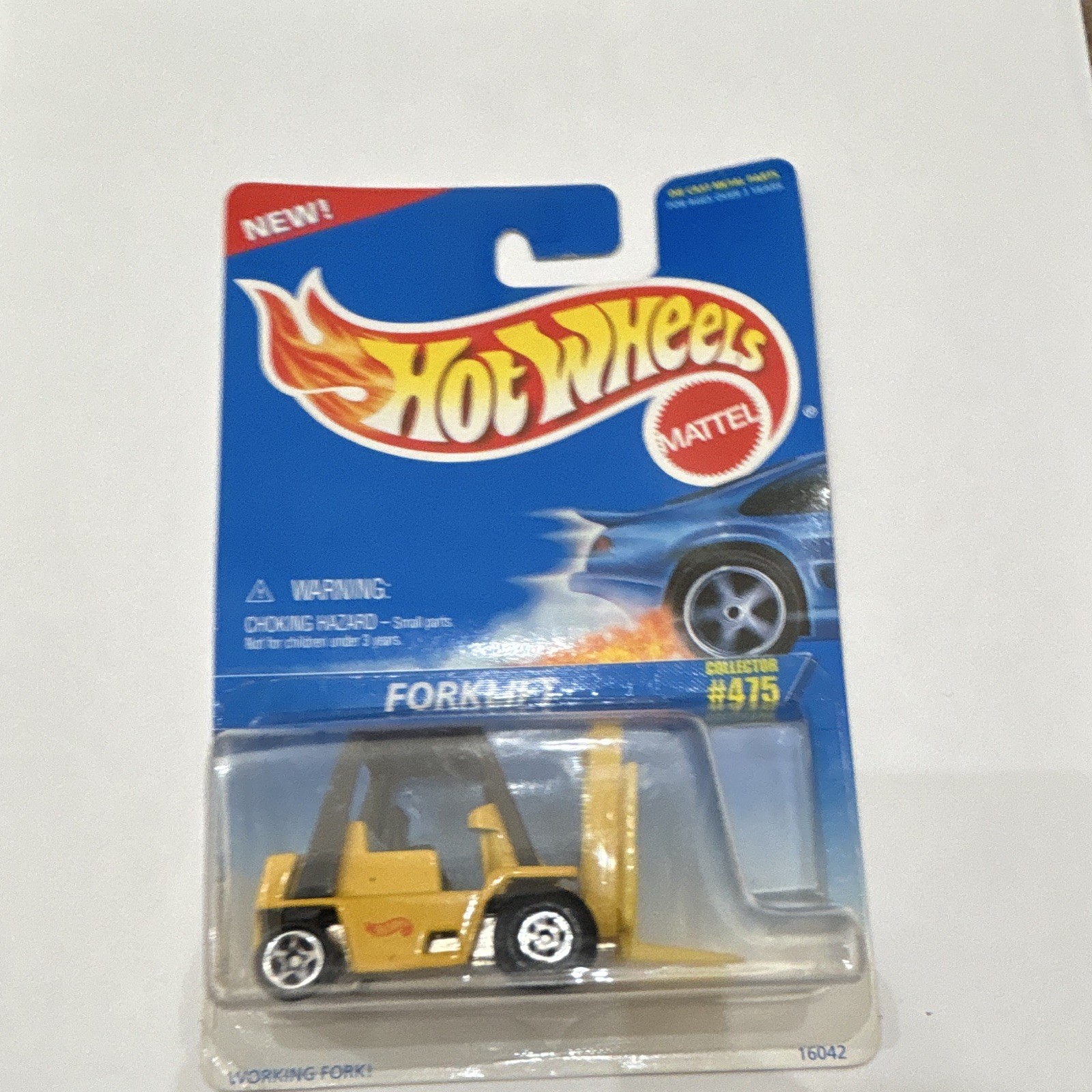 Hot Wheels Collector #475 Forklift 1:64 Diecast Yellow/Black 1996