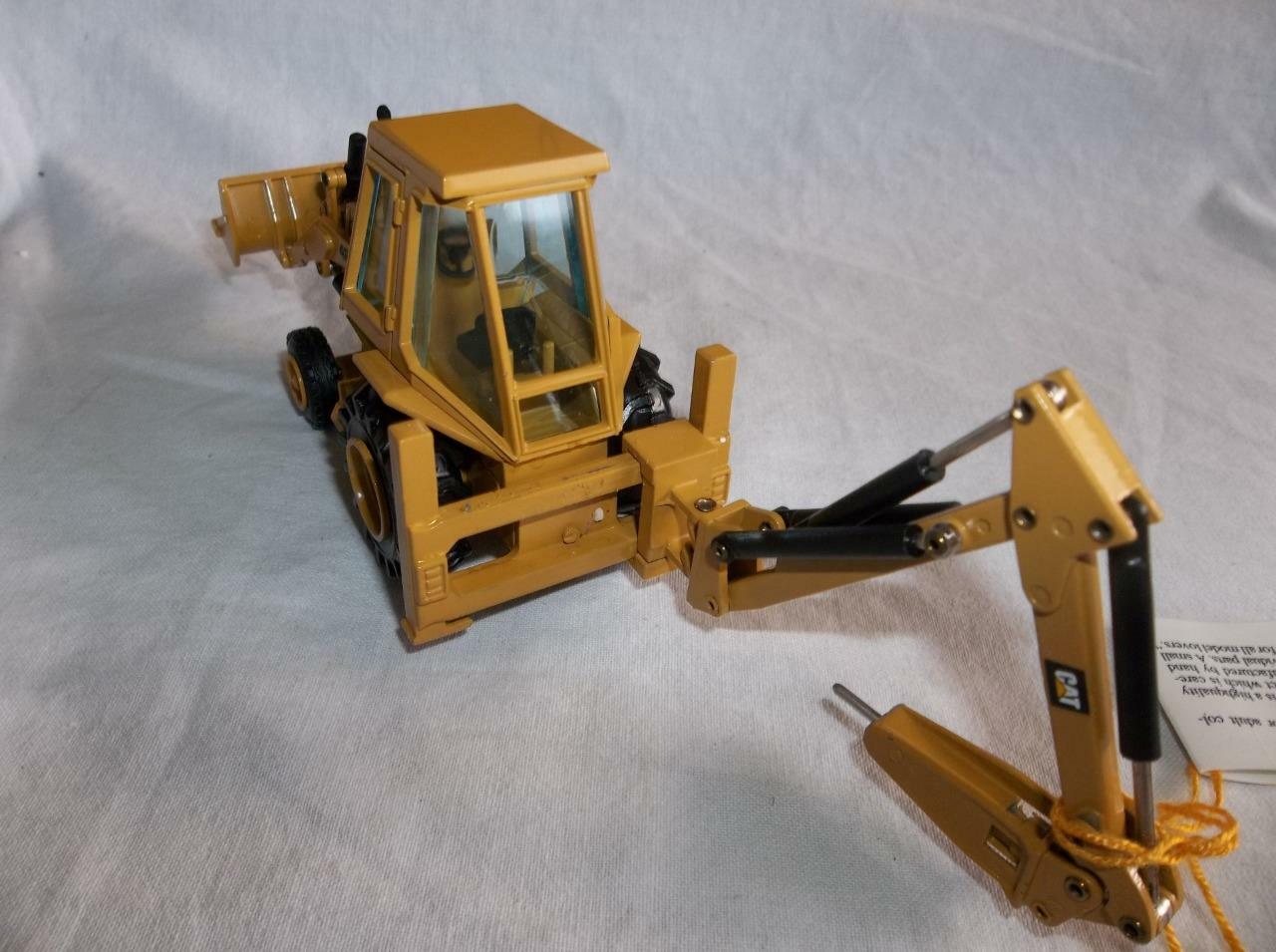 MIB NZG #378.1 CAT 428 Backhoe Loader w/Hydraulic Hammer Ser No 225 1:50 Scale