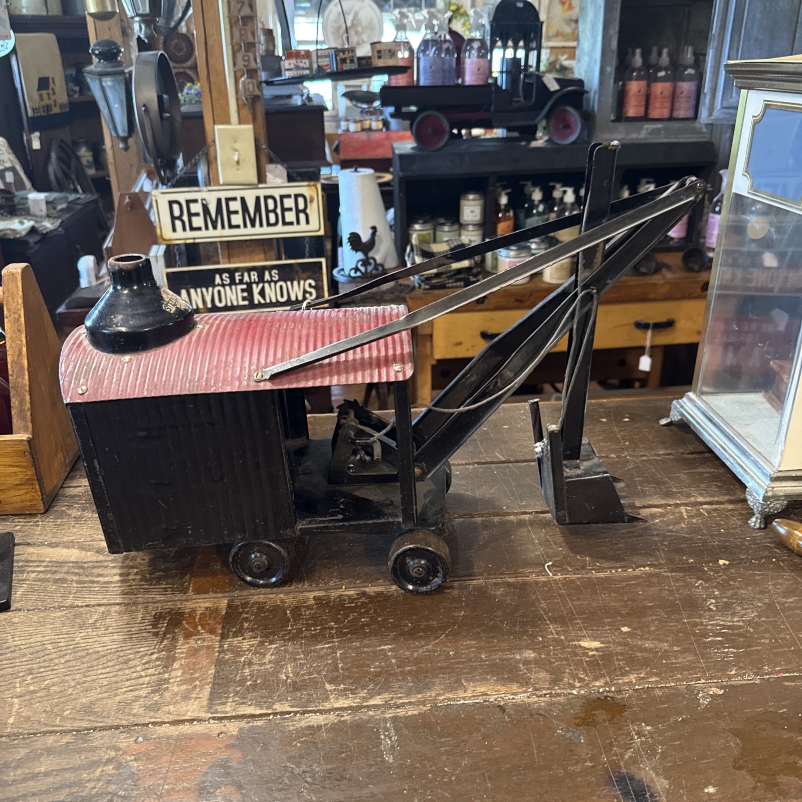 Antique Buddy L Crane And Steam Shovel