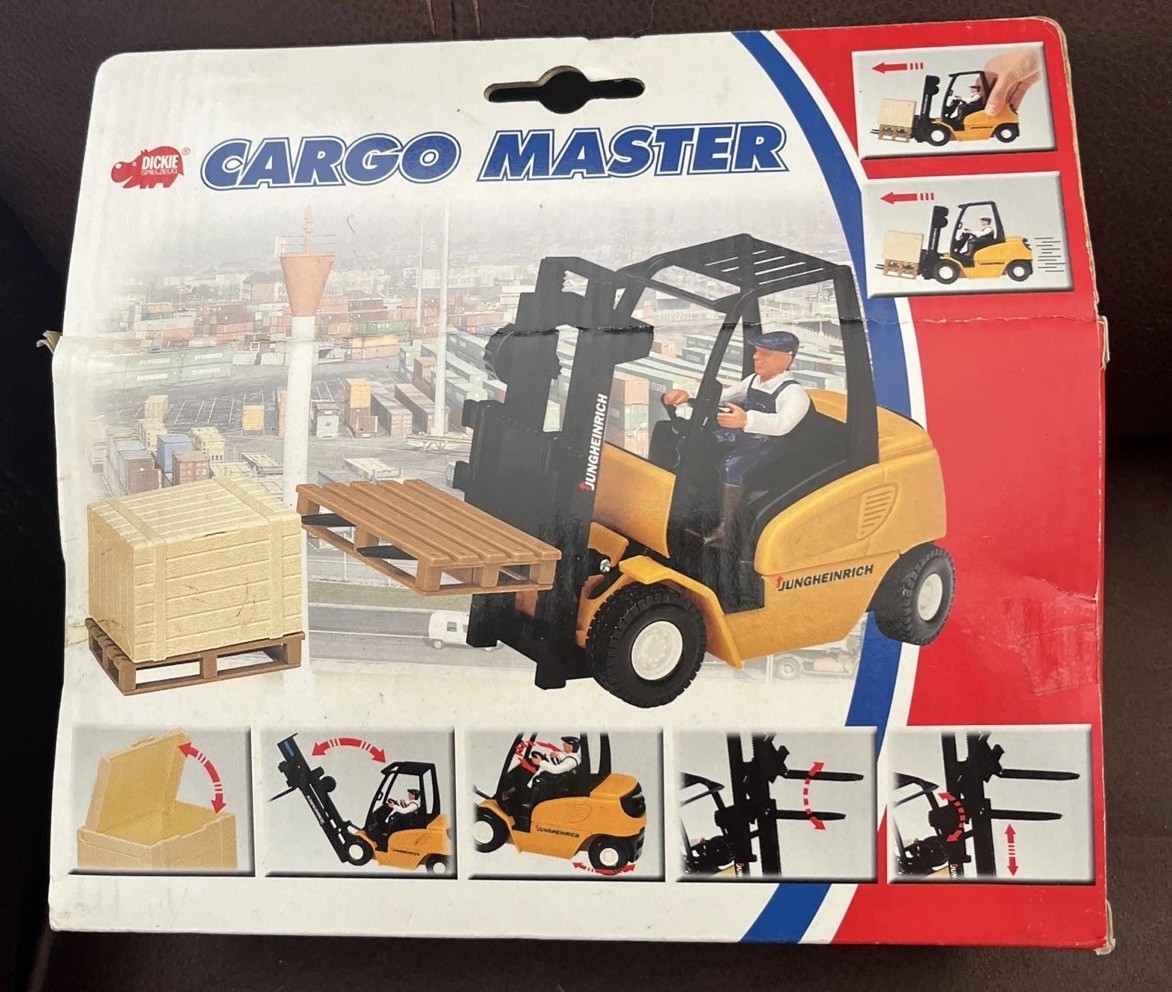 Jungheinrich Fork Lift Truck Cargo Master Dickie NEW