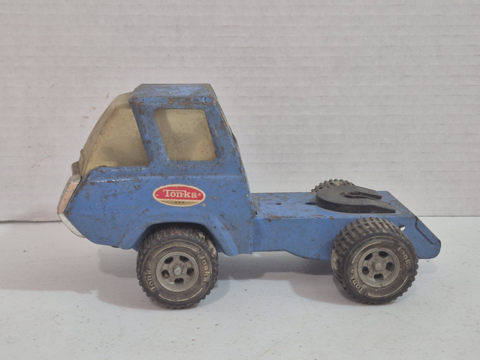 Lot of 5 Vintage Construction Metal Toys Tonka Japan Topper Wrecker Bulldozer JD