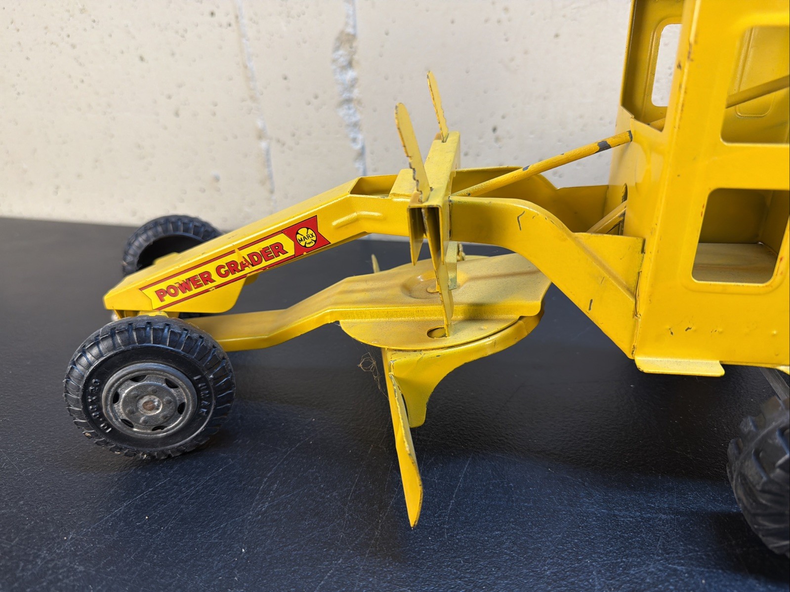 POWER GRADER – TONKA Vintage 1970’s Tonka Yellow Die Cast Metal – RARE! CLEAN