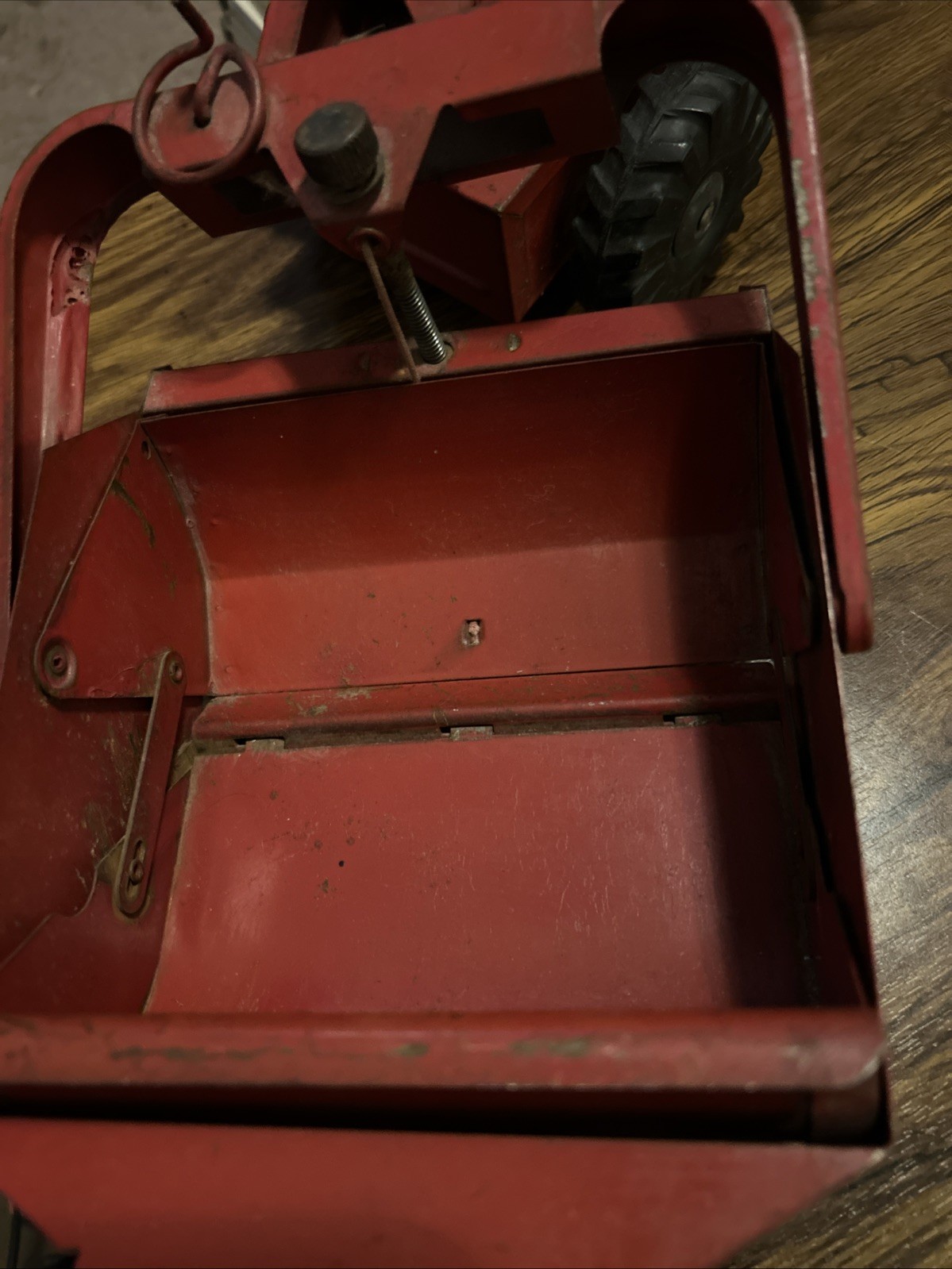 Vintage Original 1950’s Structo Toys Red Structo Scraper Construction Toy