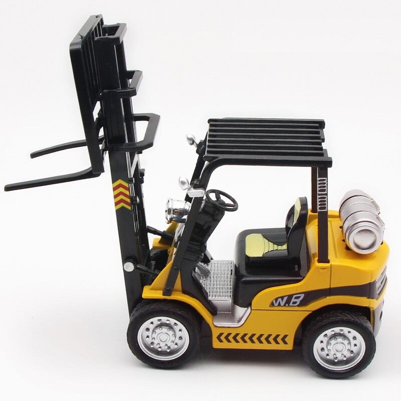 Forklift Truck Toy Construction Vehicle 1:24 Diecast Model Engineering Equipment