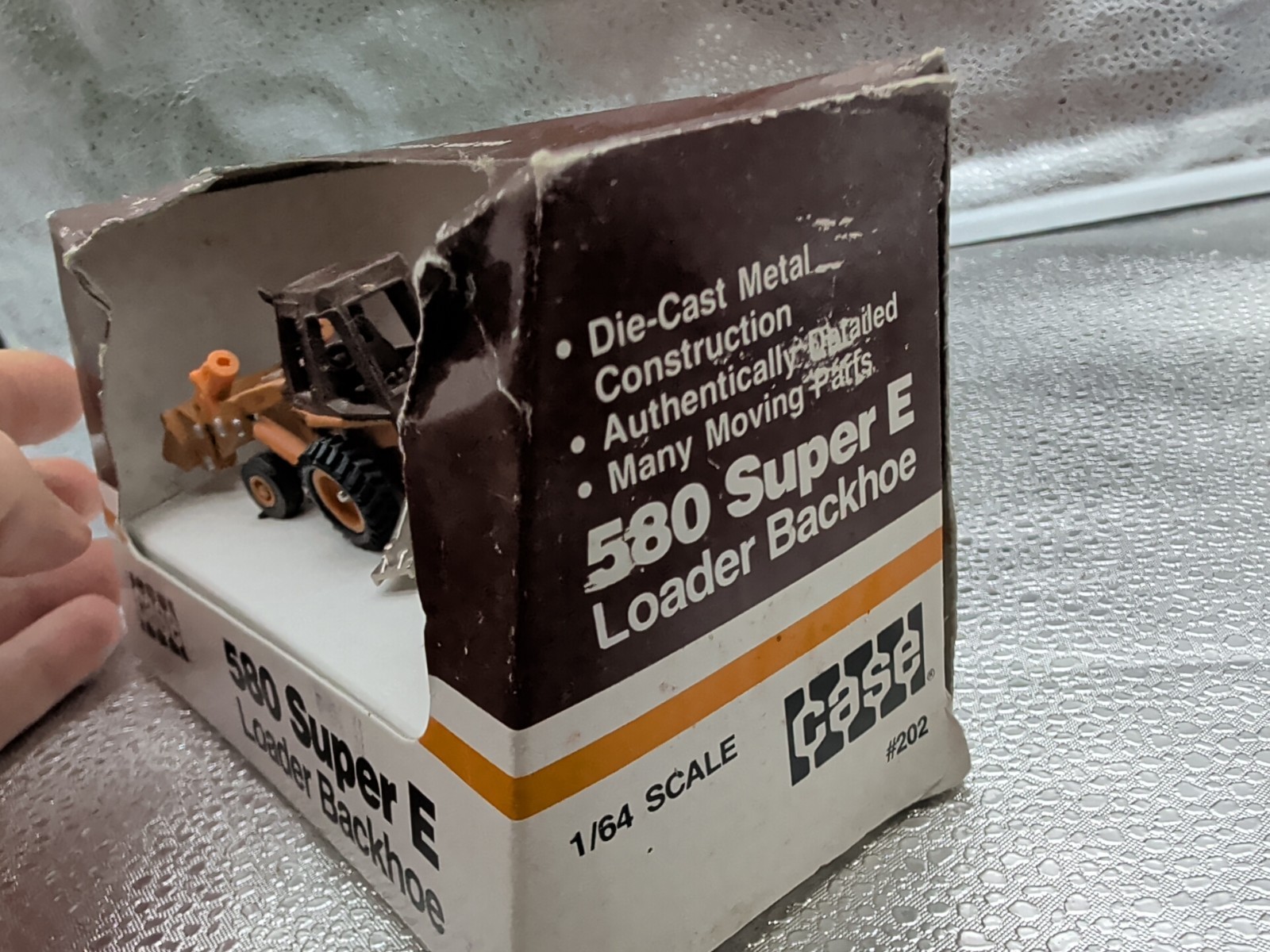 ERTL Case 580 Backhoe Super E 1/64 toy construction Loader diecast B3Z