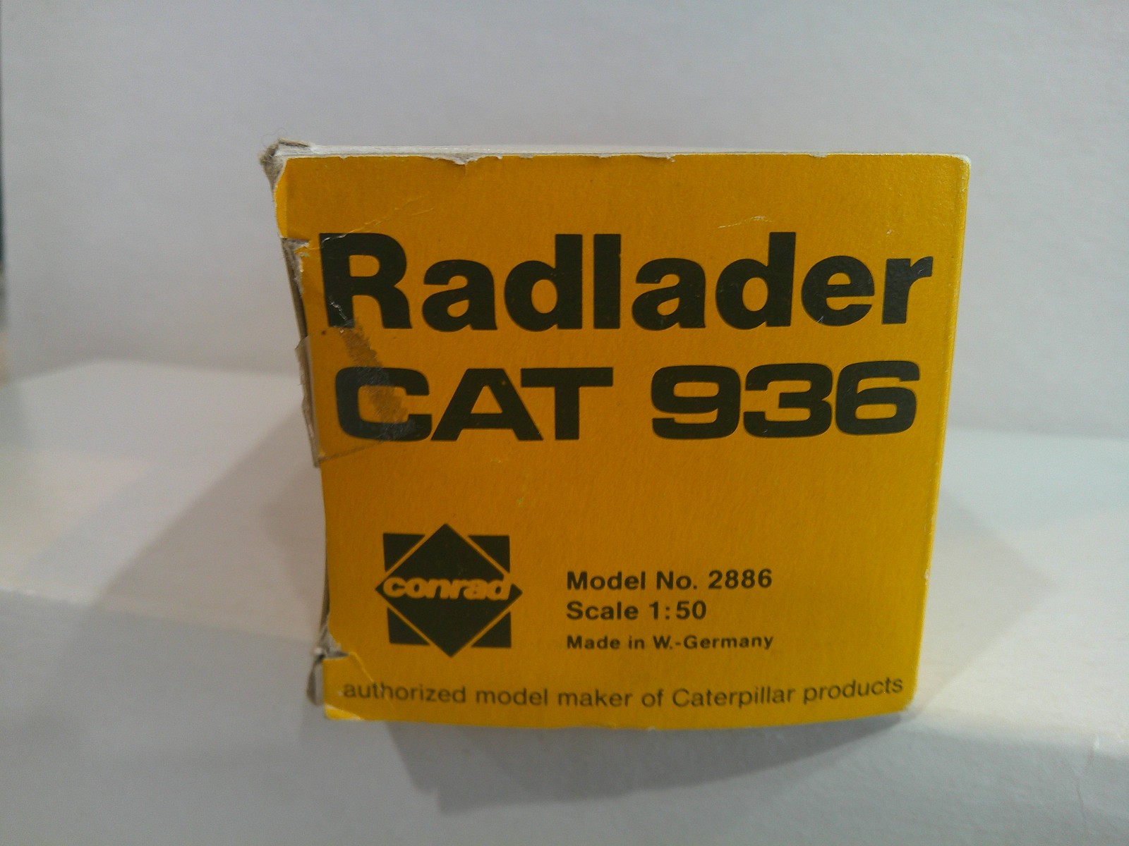 Conrad CAT 936 Radlader Wheel-Type Loader #2886 1/50 Scale Good Box