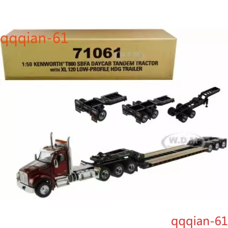DM 1:50 Kenworth T880S Tool Car Model 71061 Transport Vehicle Alloy Kids Gift