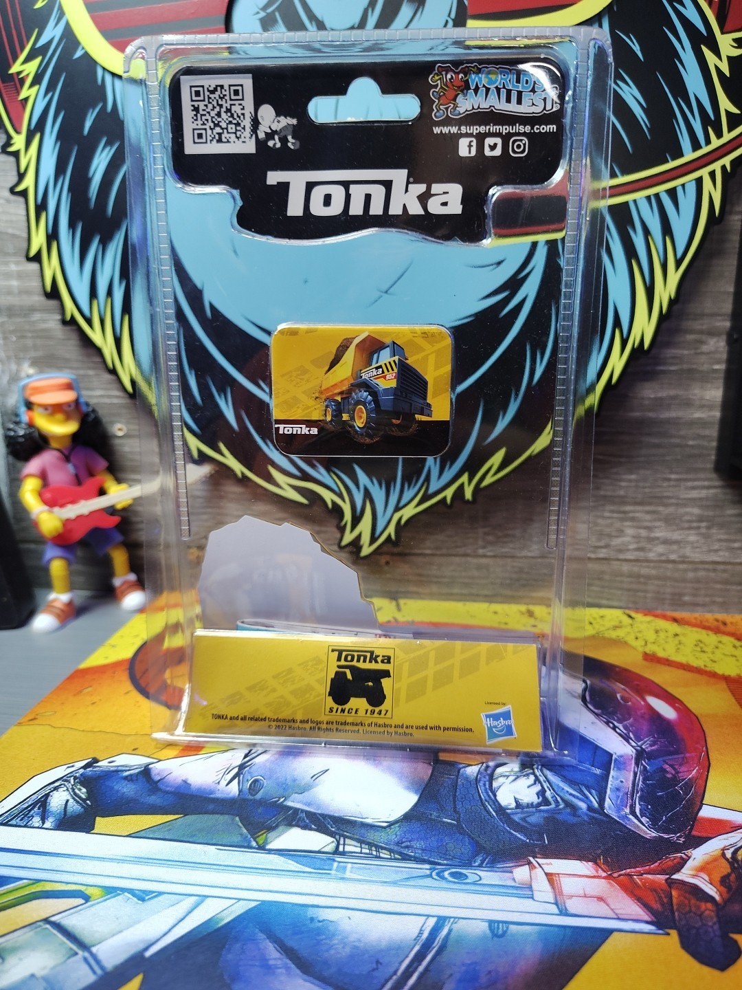 World’s Smallest Mini TONKA Mighty Dump Truck Miniature Micro Toy Metal Dump Bed