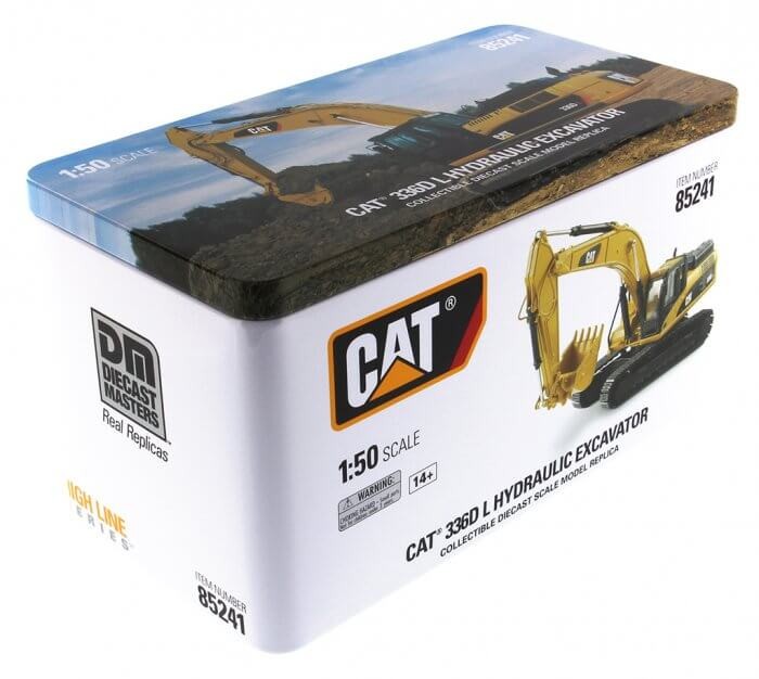 DIECAST MASTERS,CATERPILLAR 336 DL excavator with driver, 1/50, DCM85241
