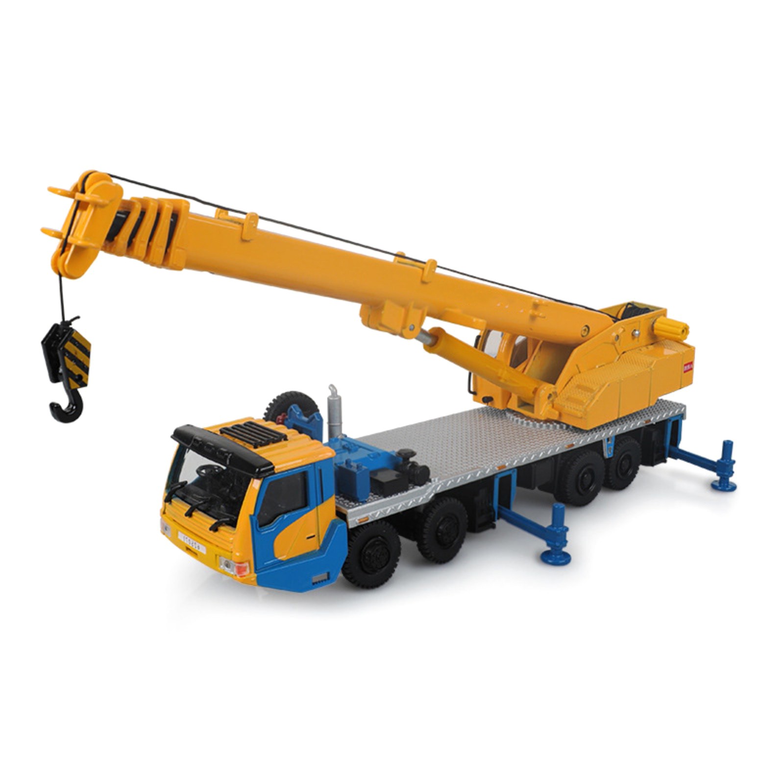 Alloy 1/55 Scale Machinery Lift Crane Truck Vehicle Finished Model Collection