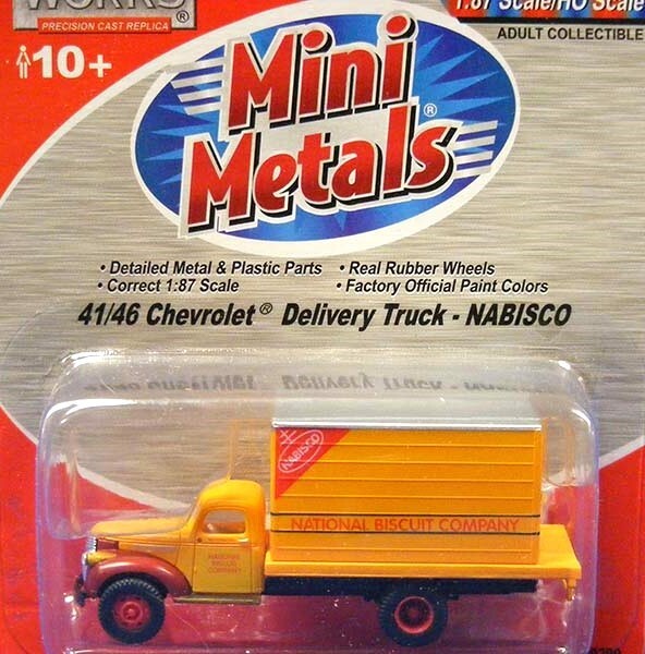 Classic Metal 30299 Chevrolet 1940’s Delivery Truck – NABISCO 1/87 New MIB