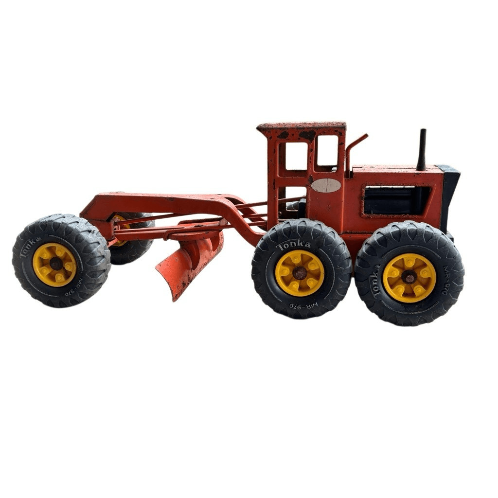 Vintage Tonka Orange Grader MR-970