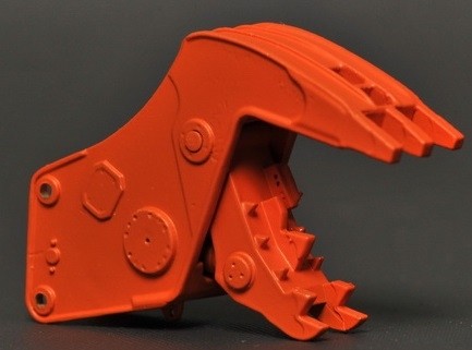 YCC,Orange demolition grapple for 30-45 ton excavator, 1/50, YCC410-2