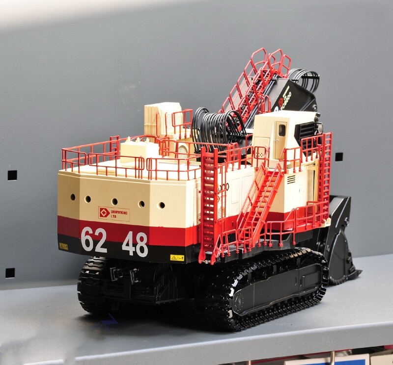 1:50 BYMO PC8000-6 Electric Shovel “Drummond ” Excavator Equipment Diecast Model