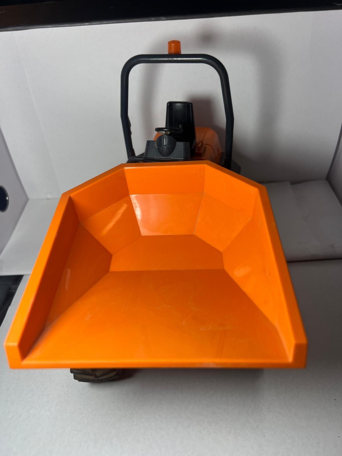 bruder ausa mini dumper germany orange grey toy kids