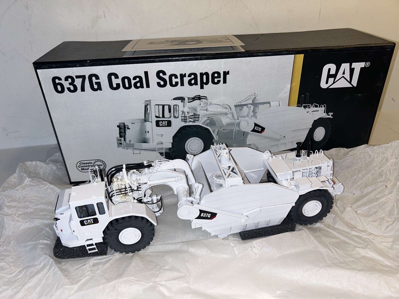 Caterpillar Cat 637G Coal Scraper with Auger Classic Construction Models CCM
