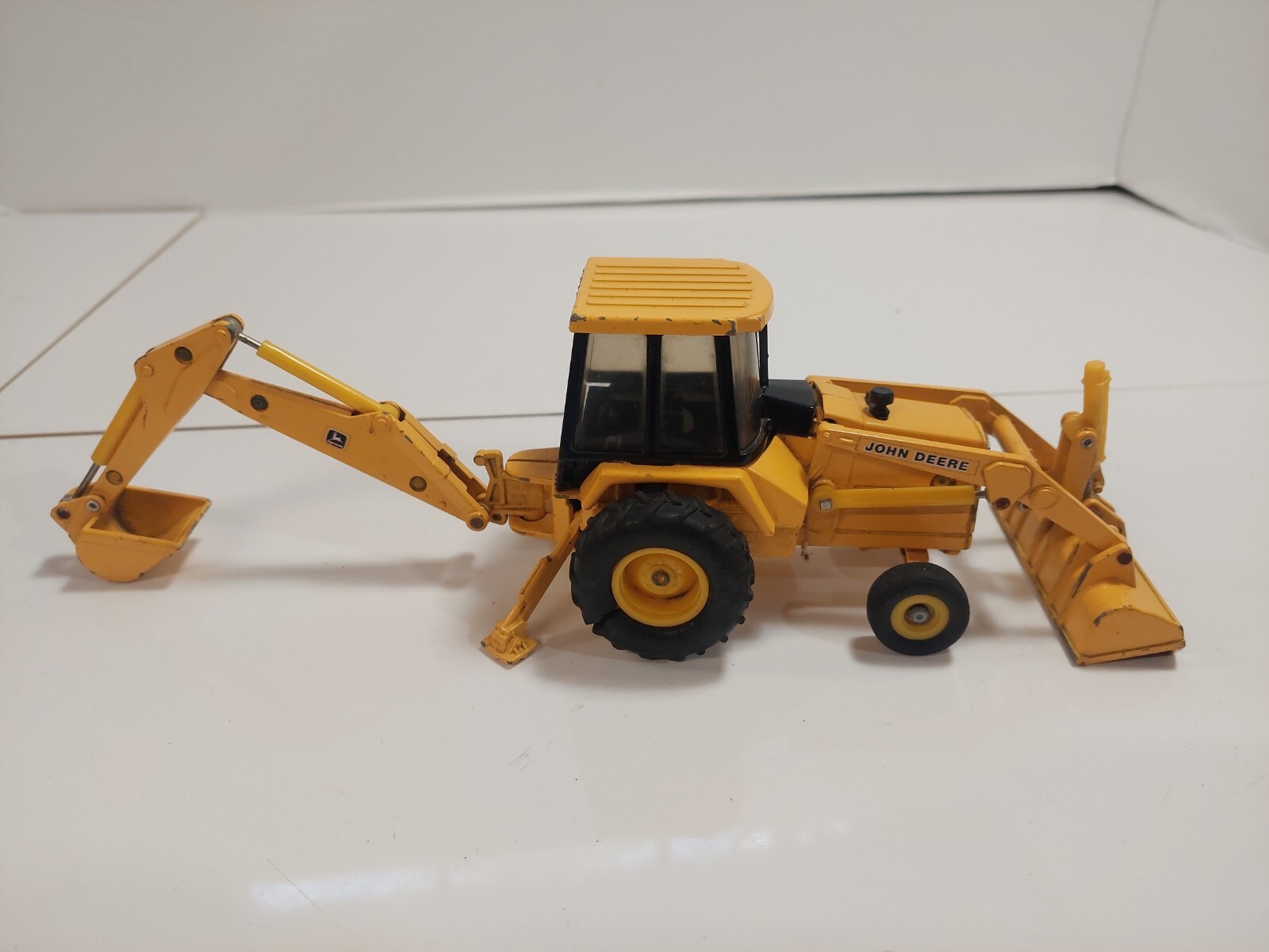 Ertl Backhoe 1990 John Deere 5520 Backhoe Loader 1/32 Diecast Part Or Repair
