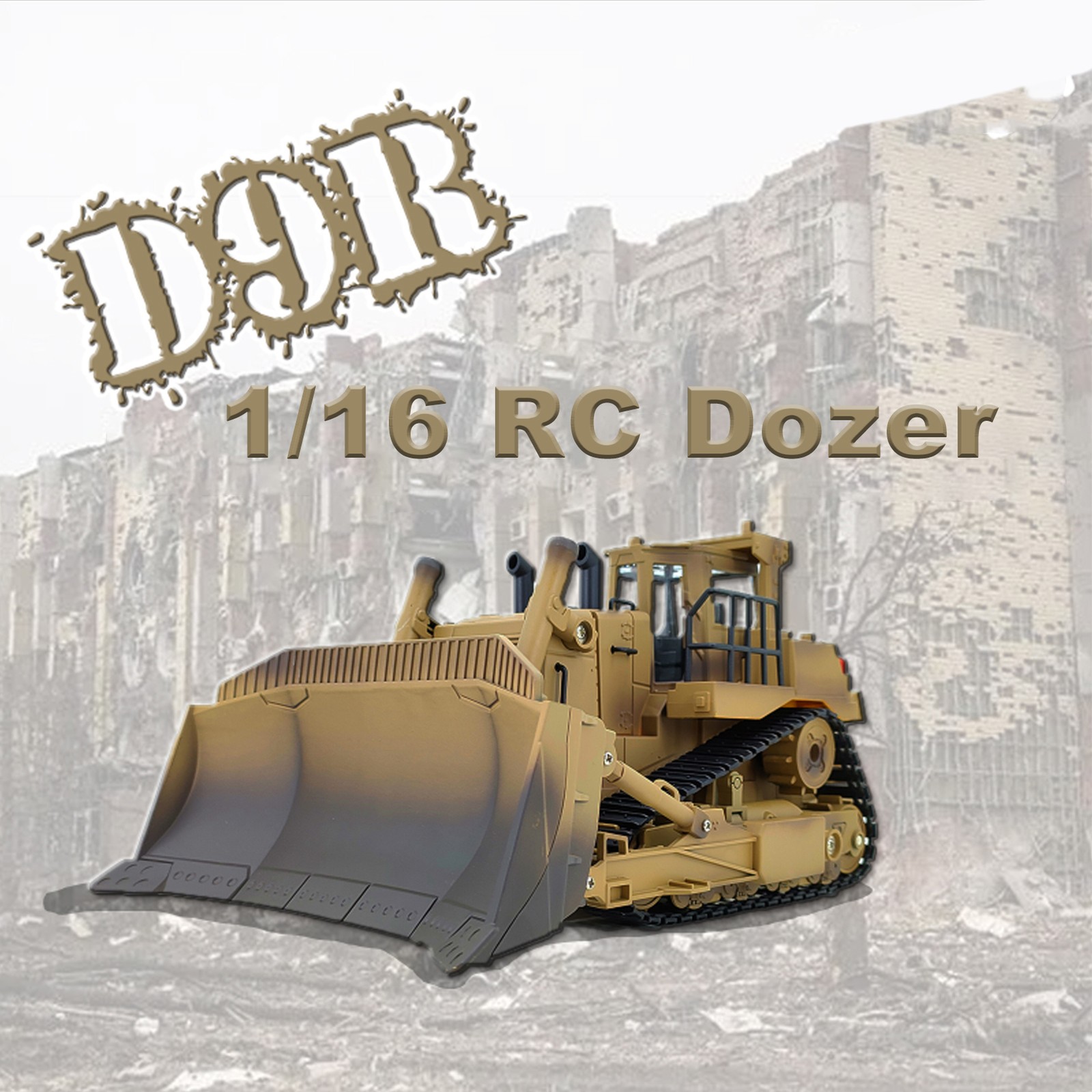 1/16 RC Dozer Design With Liftable Blade For Construction GVSS