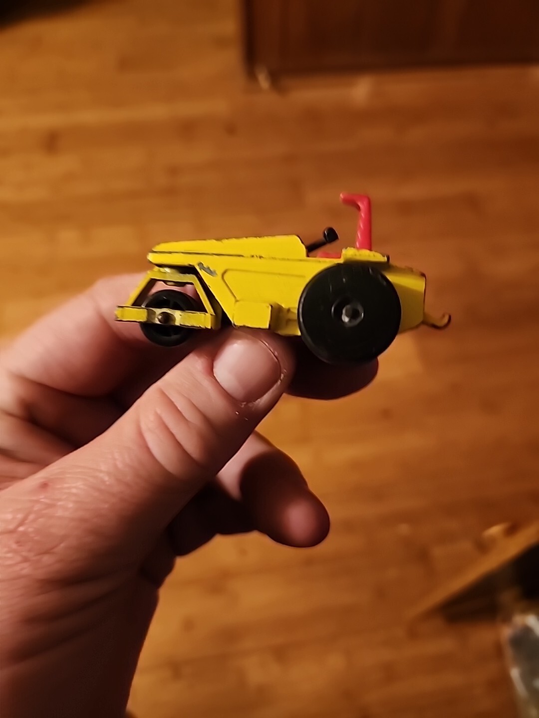 Matchbox Lesney Superfast No. 21 Rod Roller 1973 Yellow Diecast Loose