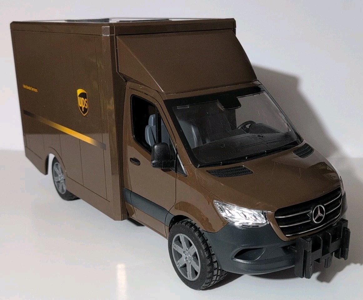 2006 Mercedes-Benz Sprinter UPS Delivery Truck by Bruder 2020 Incomplete