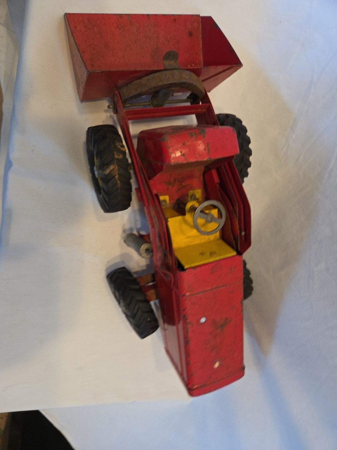 Vintage 1950’s Pressed Steel Nylint Hough Payloader Construction Toy Nice Cond.