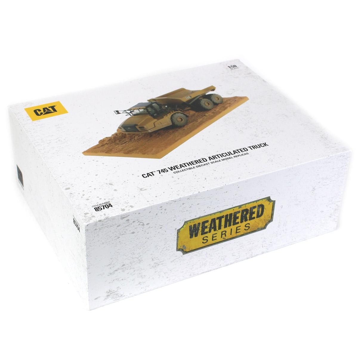 Diecast Masters 1/50 CAT 745 Weathered Articulated Truck 85704